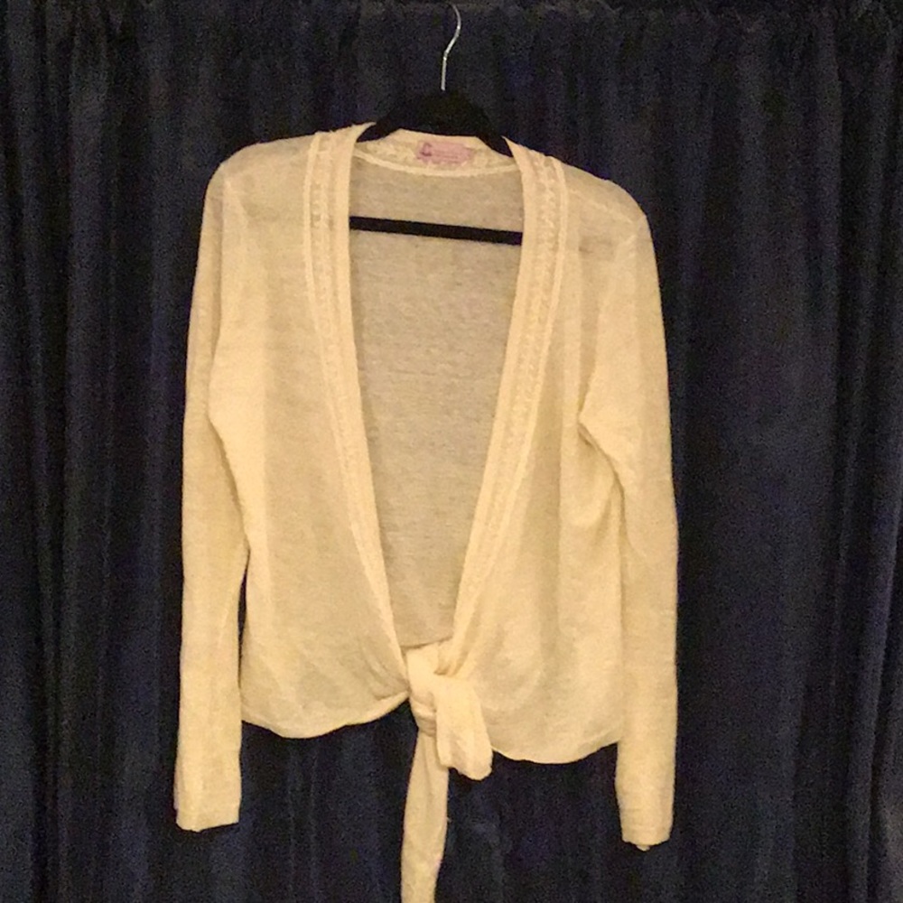 Calypso tie sweater